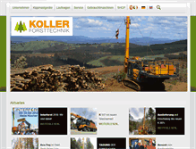 Tablet Screenshot of kollergmbh.com